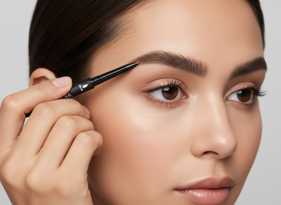 Creion retractabil pentru sprancene