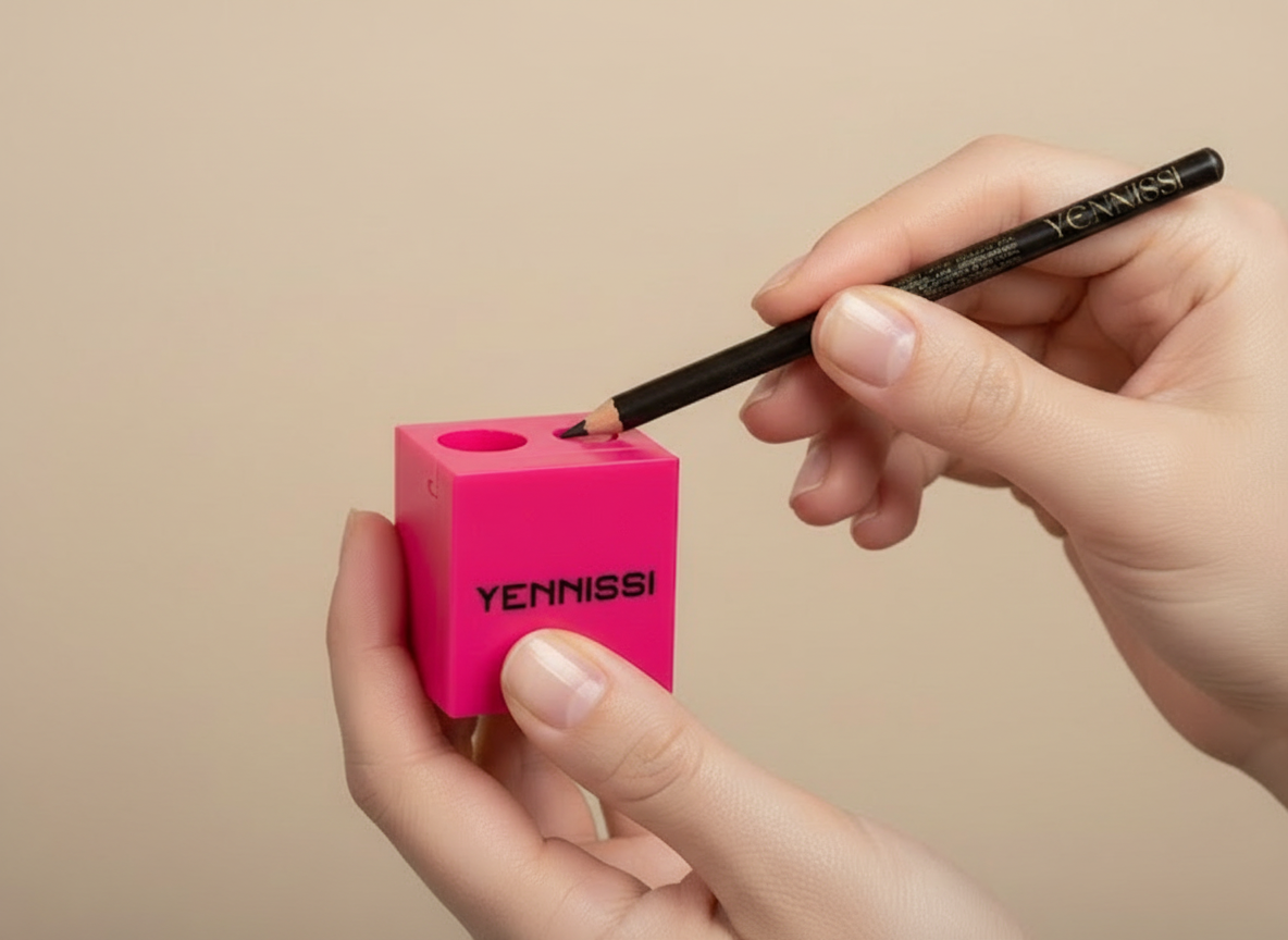 Asctitoare dubla pentru creion cosmetic